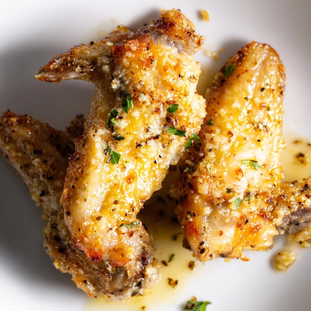 Freshly baked Baked Lemon Pepper Chicken Wings tossed in zesty lemon pepper seasoning, served hot from the oven.