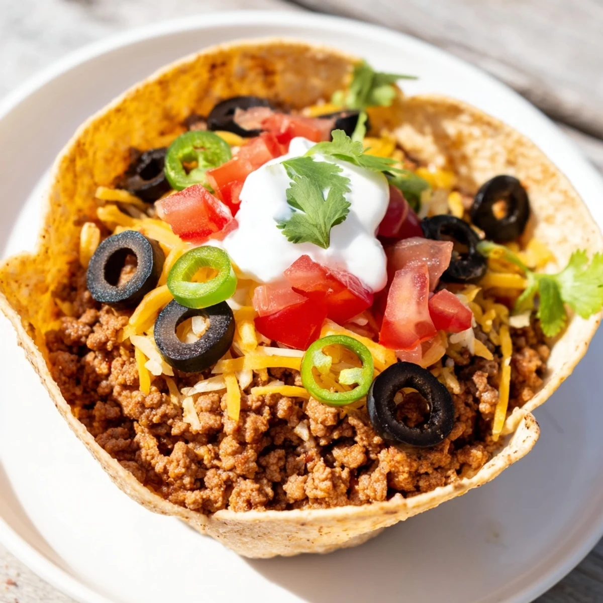 Savory Tex-Mex Touchdown Taco Cups arranged on a platter, ready for game day snacking.