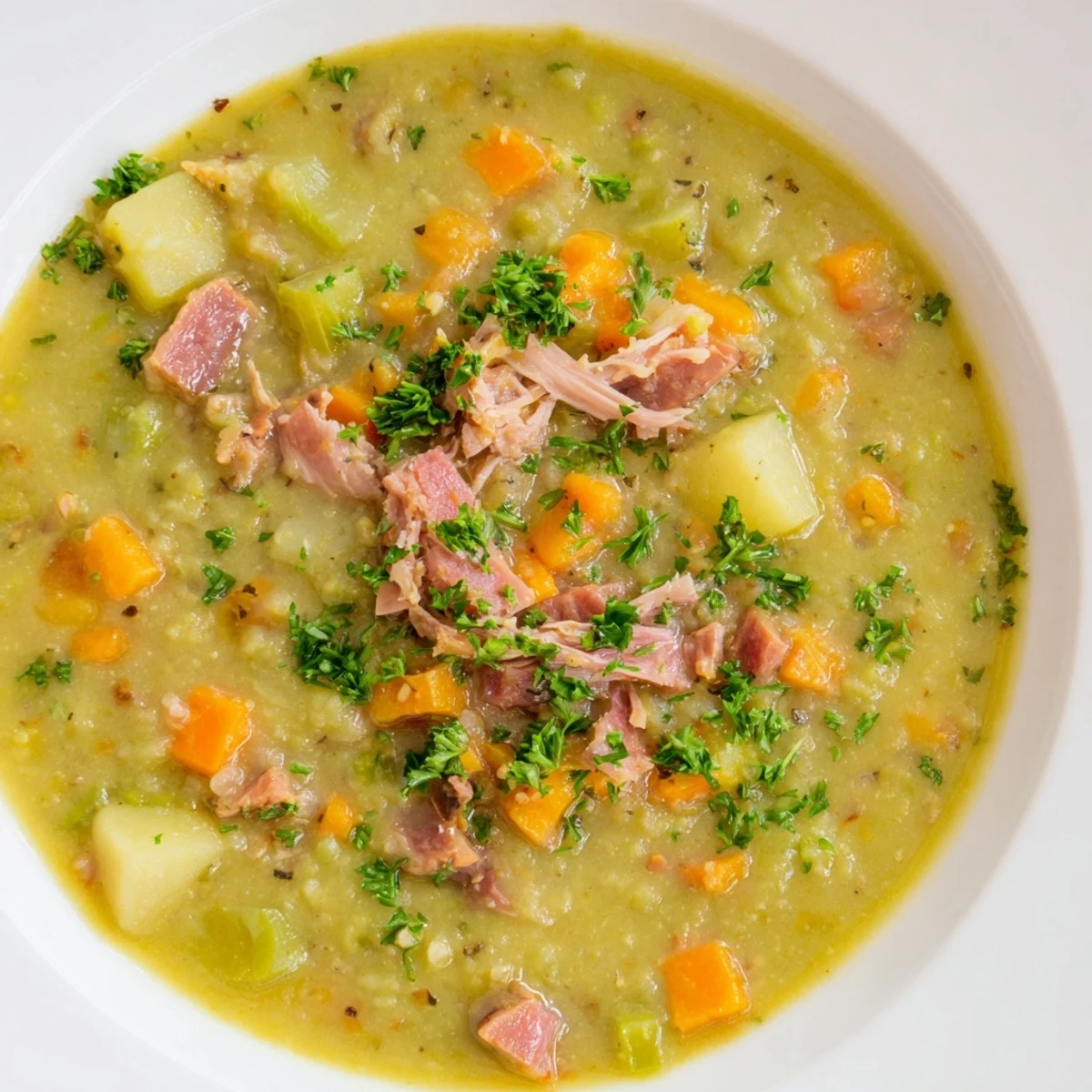 Green Split Pea Smoked Turkey