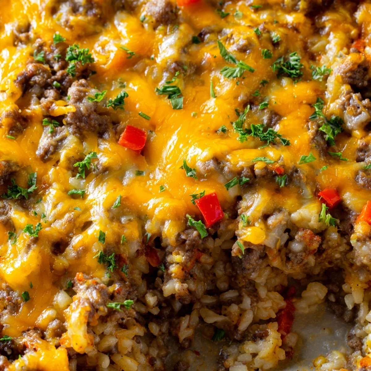 In this comforting Ground Beef Casserole with Cauliflower Rice, the creamy beef mixture and melted cheese promise a satisfying low-carb dinner.