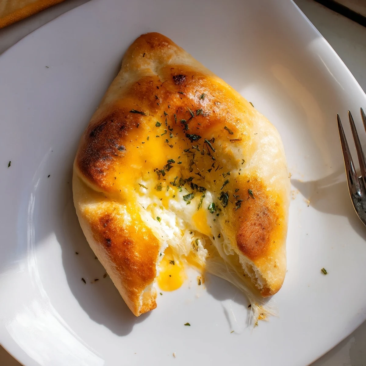 Weekend Cheese Fatayer Recipe offering triangular pockets, crisp edges and melty filling