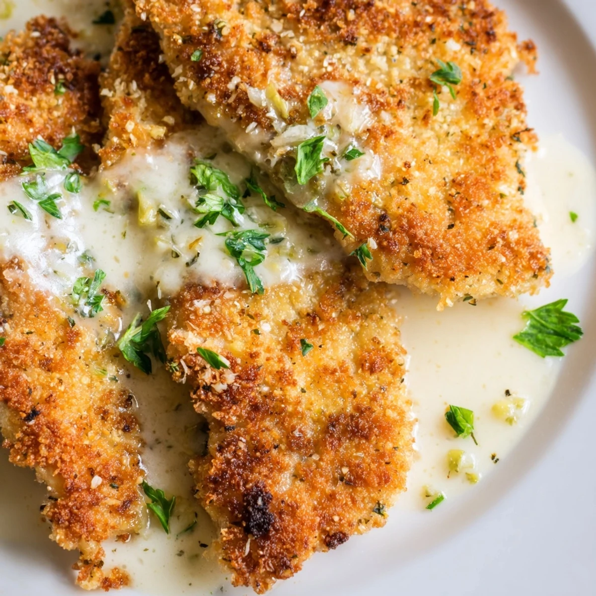 Crispy Parmesan Chicken Garlic