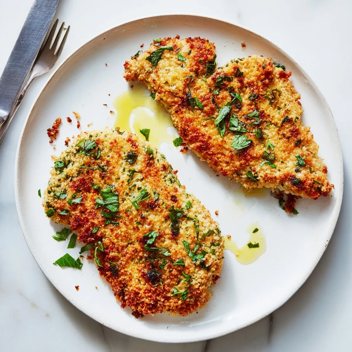 Herbed Parmesan Crusted Chicken