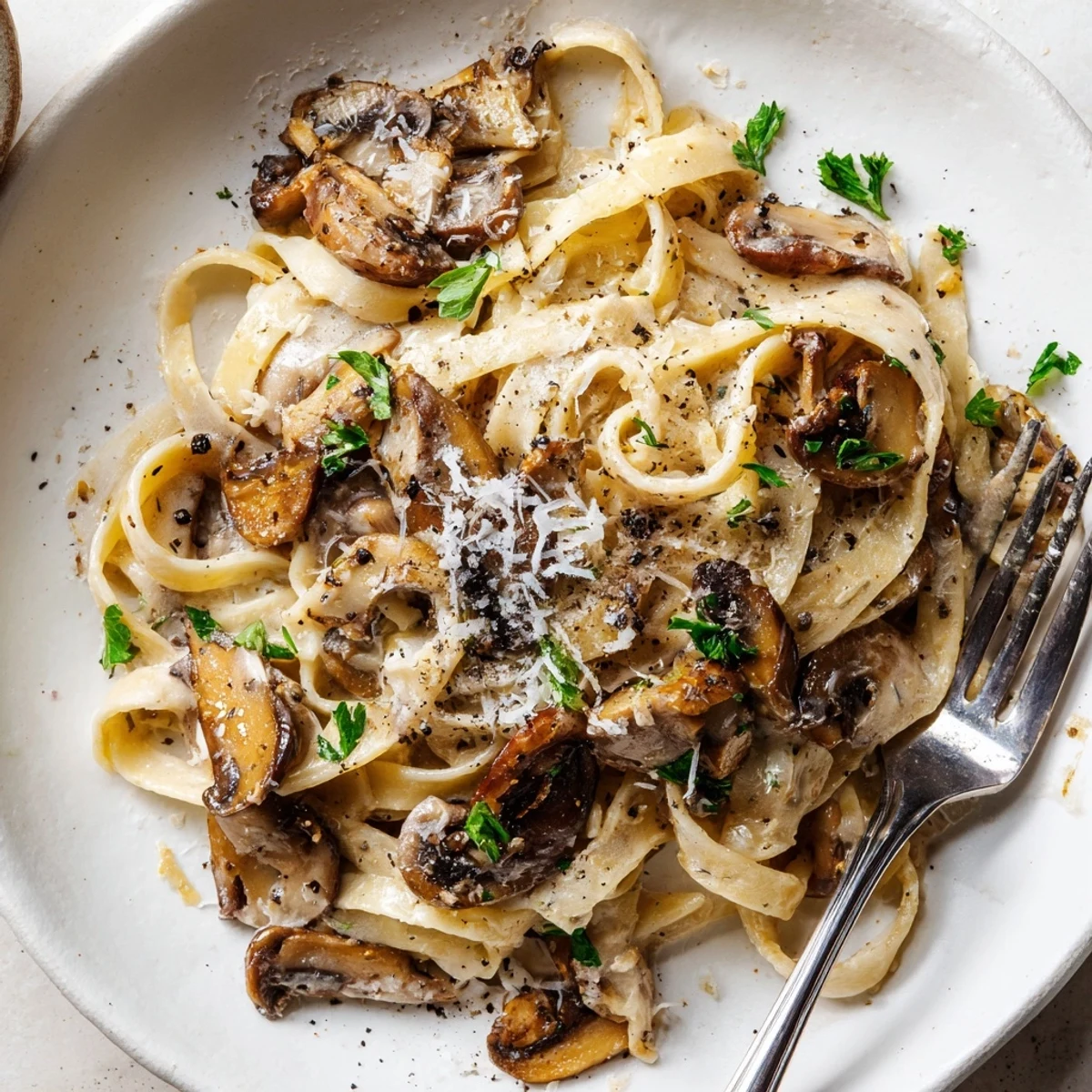 Creamy Brown Butter Mushroom Pasta