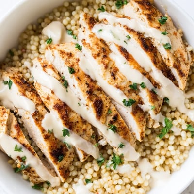 Classic Mediterranean Chicken Couscous Bowl