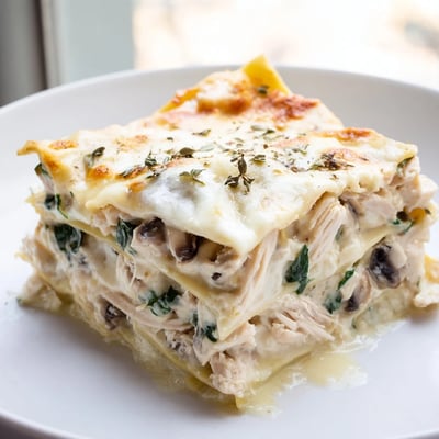White Chicken Lasagna